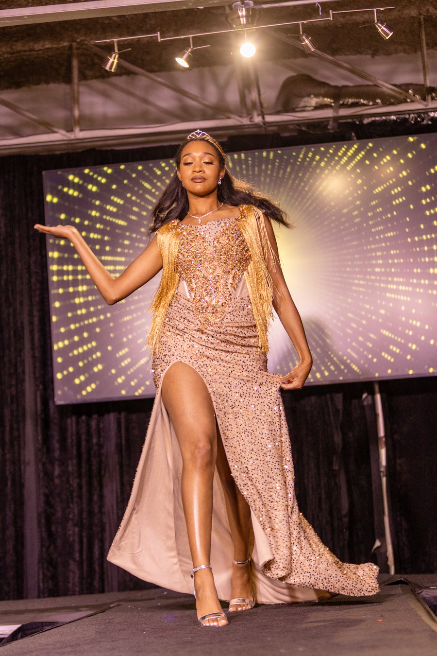 Champagne Goddess Dress