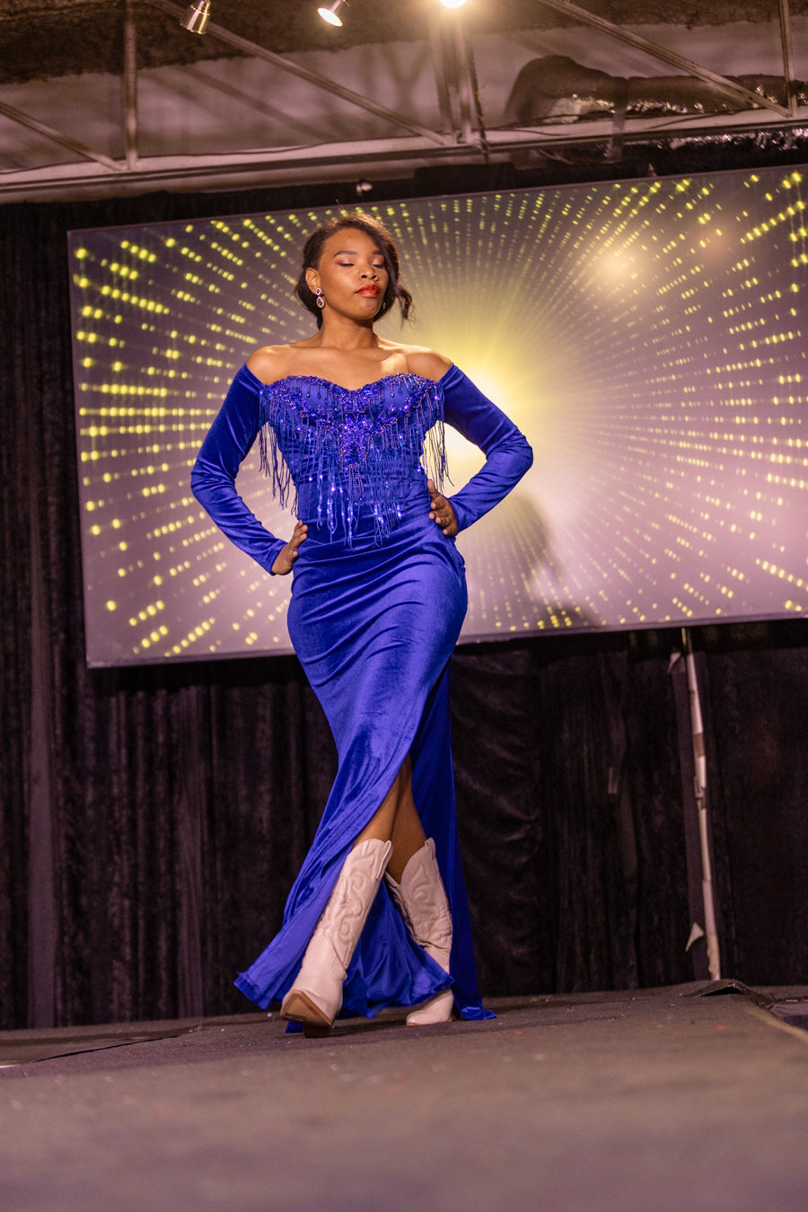 Royal Sapphire Gown